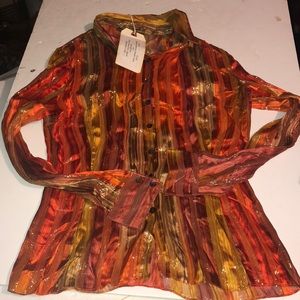 Brilliant color blouse